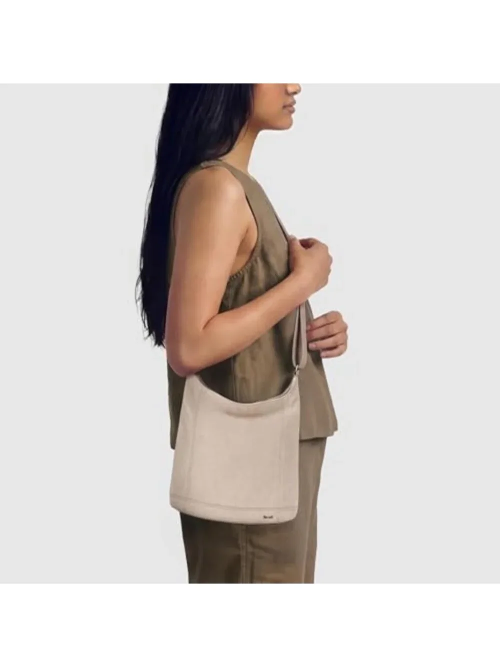 Stylish Leather Hobo Bag - Chic Shoulder Purse with Zipper Pocket, Everyday